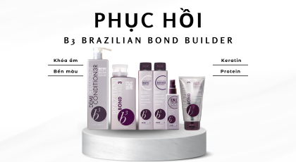 PHỤC HỒI TÓC HƯƠ HỆN VỜI B3 BRAZILIAN BOND BUILDER